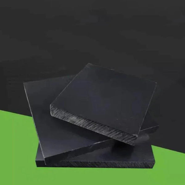 Custom cut black ABS panel for CNC projects