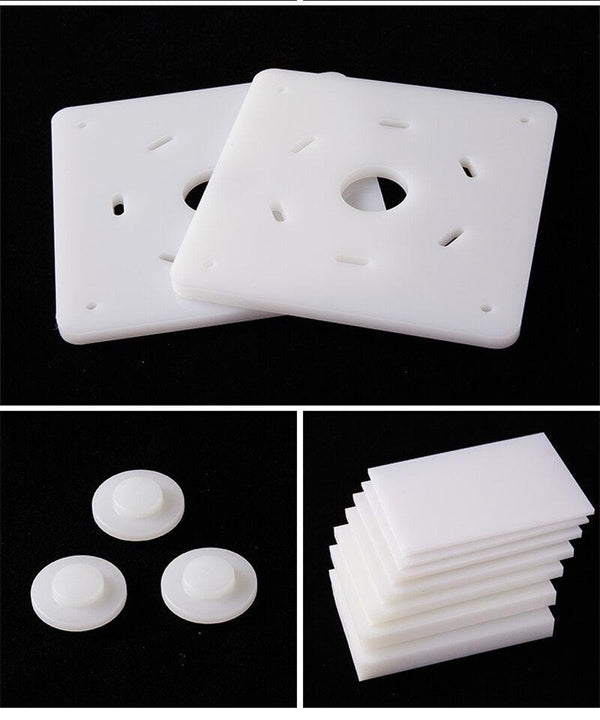 CNC cut food-grade HDPE gasket precision manufactured