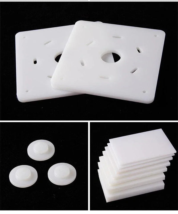 CNC cut food-grade HDPE gasket precision manufactured
