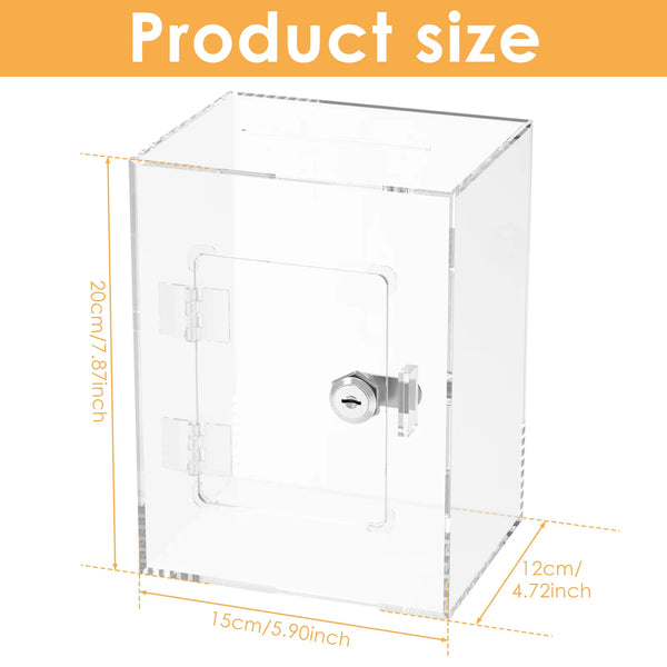 CNC machined acrylic money box showing precision edges and 0.03mm tolerance quality