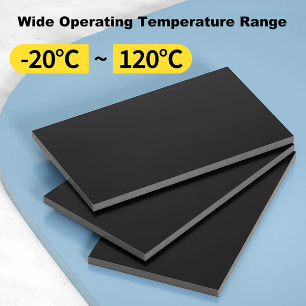 CNC machined black bakelite sheet showing precision cut edge and smooth surface finish