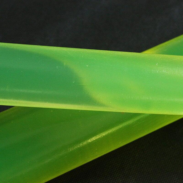 Polyurethane rods in multiple colors: black, red, blue, green, white