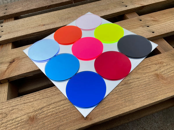 Black tea colored acrylic sheet 5mm translucent finish