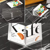 Acrylic Cookbook Stand for Kitchen Counter Display