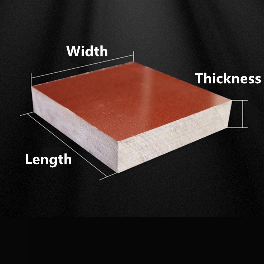 Custom cut phenolic laminated sheet with CNC machining and drilling