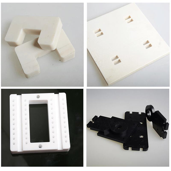 Custom cut POM plastic sheet with protective packaging for delivery