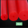 Custom-cut polyurethane rods in various lengths and diameters with CNC machining support
