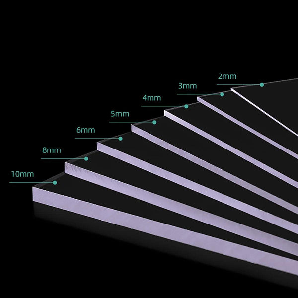 Custom cut clear PVC plastic panel – ideal for DIY and industrial use