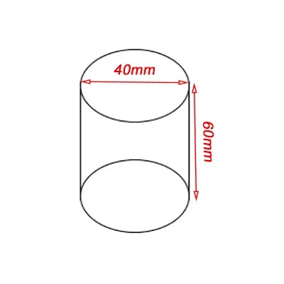 Custom sized acrylic display cylinders available in multiple dimensions