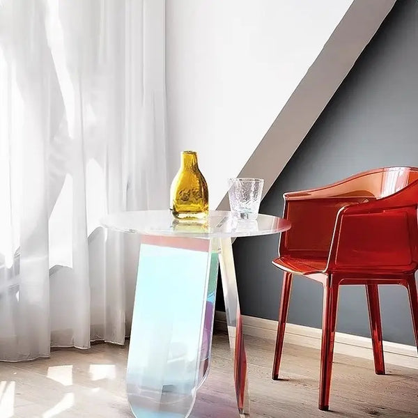 Custom size acrylic table measurement and dimension customization example