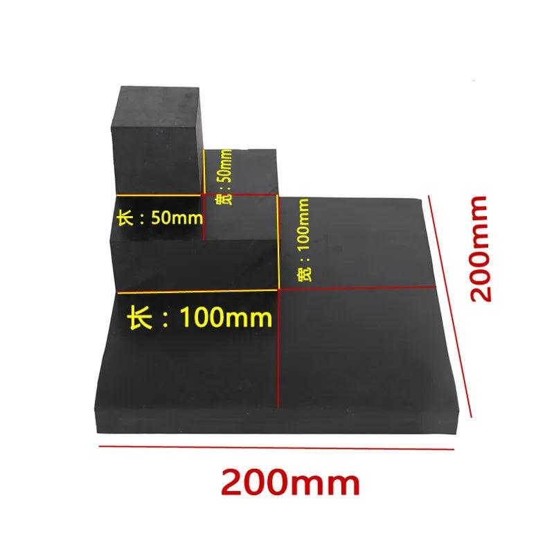 Custom cut black rubber gasket sheet for industrial applications