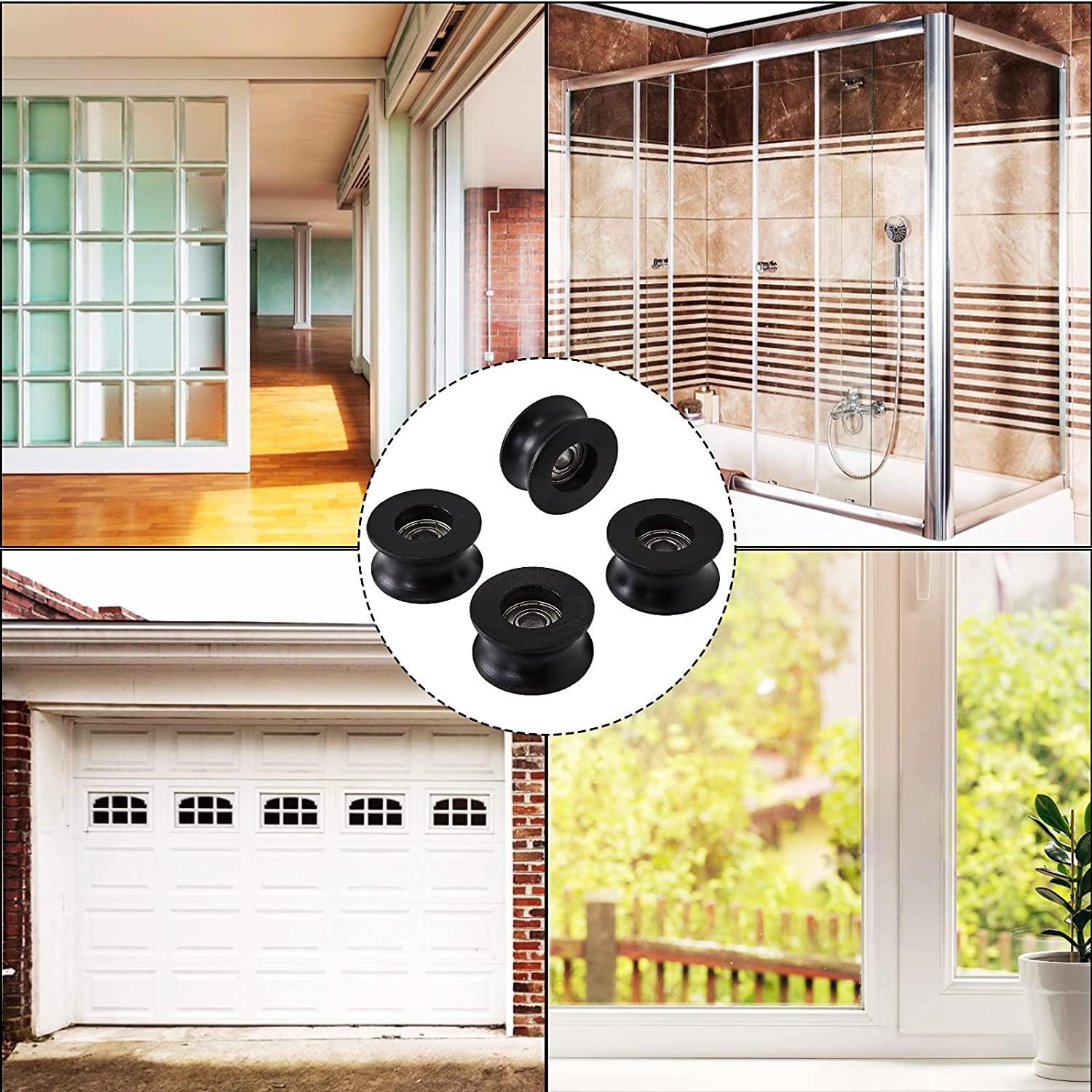 Customizable U-groove pulley wheels in different sizes and colors from BeePlastic