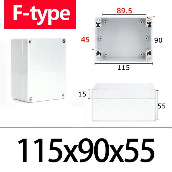 Customized ABS waterproof box with CNC-cut cable holes