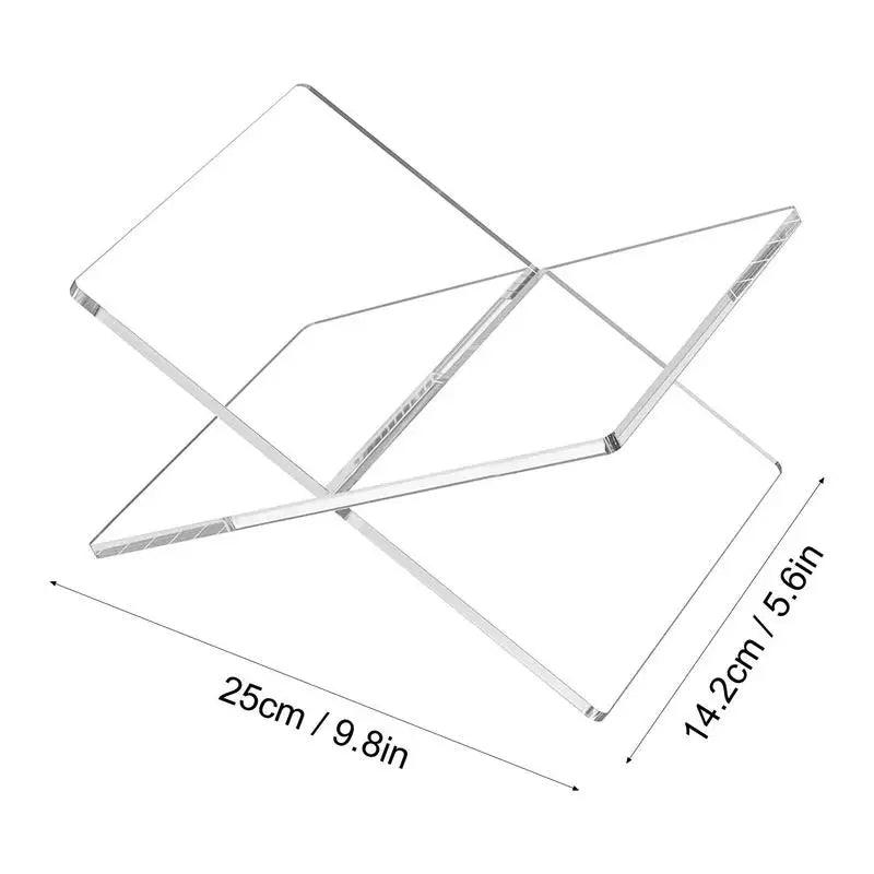 Modern Acrylic Book Holder for Desk Display