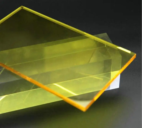 Precision drilling colored acrylic sheet mounting holes