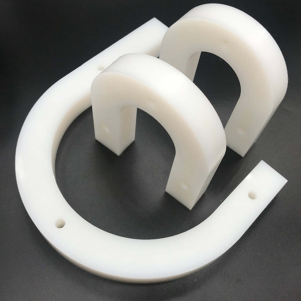 Color comparison of HDPE board showing black and white sides