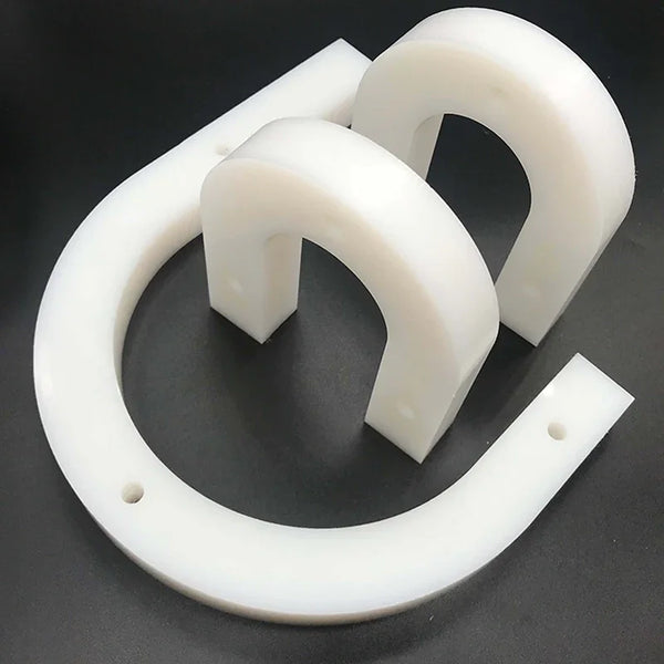 Color comparison of HDPE board showing black and white sides