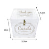Engraved acrylic box ideal for wedding card collection