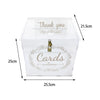 Engraved acrylic box ideal for wedding card collection
