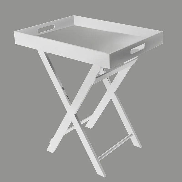 Clear acrylic sofa side table folding and space-saving