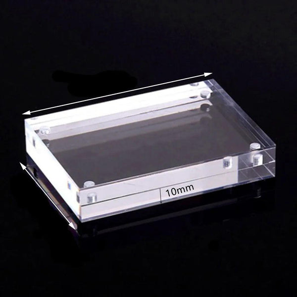 Acrylic photo frame packaged as a gift for friends or office