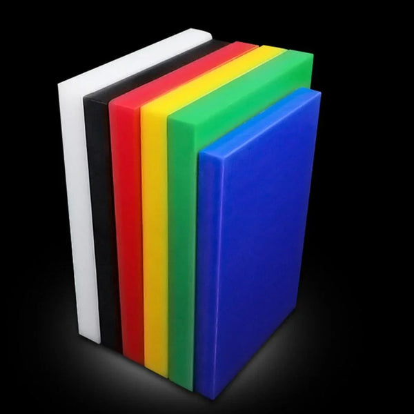 Black and white HDPE polyethylene sheets for CNC cutting and DIY projects