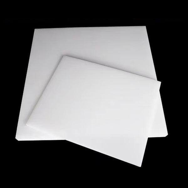 3mm black HDPE sheet 300×300mm close-up, marine-grade plastic panel