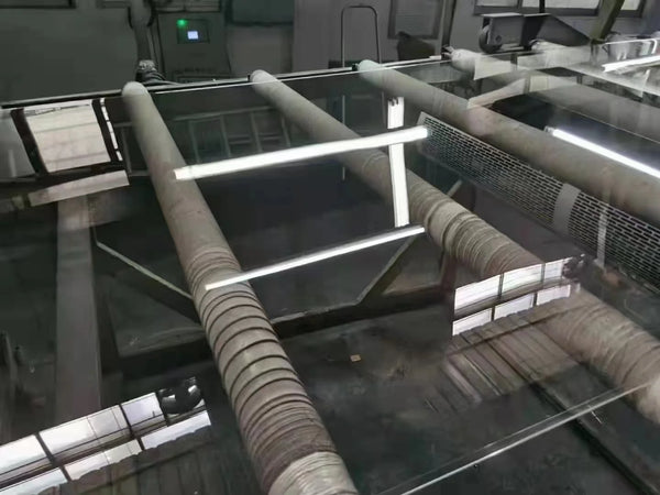 Heat bending colored acrylic sheet thermoforming process