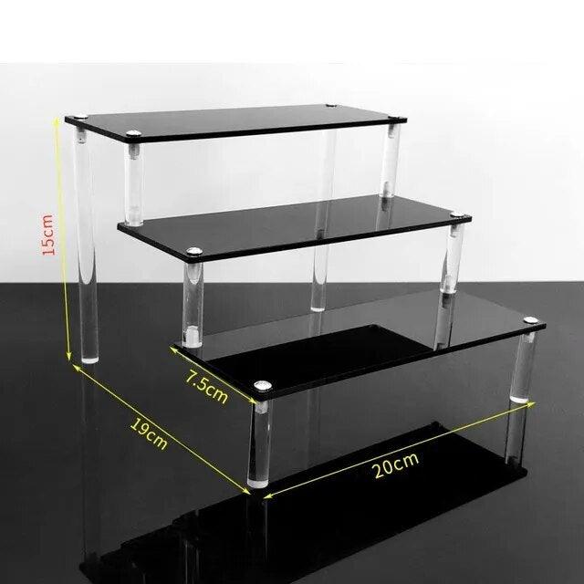 Fully Assembled 4 Tier Acrylic Display Stand
