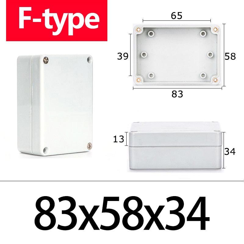 UV-resistant ABS box for direct outdoor installation
