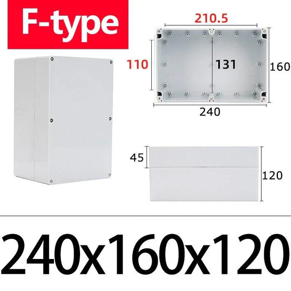 Large IP67 junction box suitable for outdoor power distribution