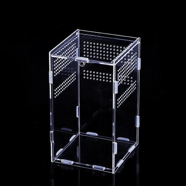 Leakproof base of nano invertebrate enclosure – holds substrate and moisture