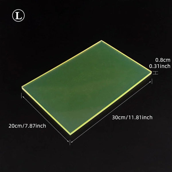 Using hammer and punch tools on noise-reducing leather mat