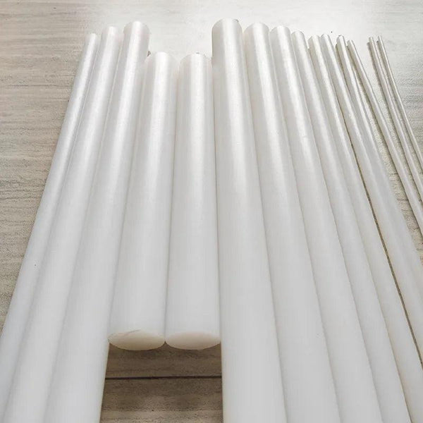 Machinable White Nylon Rod for CNC Lathe and Milling Applications