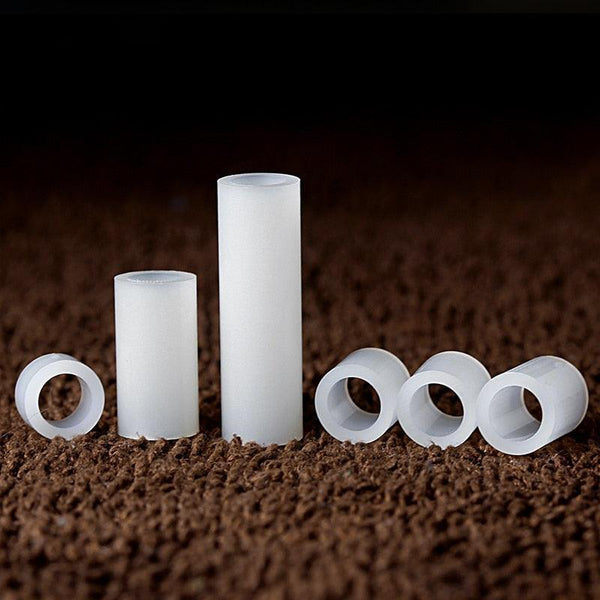 Metric nylon hollow tube set – 100pcs white durable plastic spacers