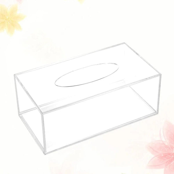 Modern tissue holder on nightstand or office desk