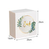 Highly reflective gold acrylic card box for stylish decor