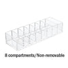 Acrylic organizer used for makeup, skincare bottles, and jewelry display