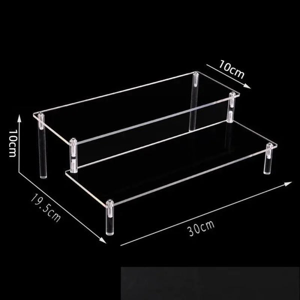 Multi-Size Acrylic Display Stands - 1 to 5 Tiers Available