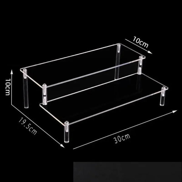 Multi-Size Acrylic Display Stands - 1 to 5 Tiers Available