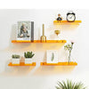Adhesive acrylic floating shelf used for kitchen spice storage
