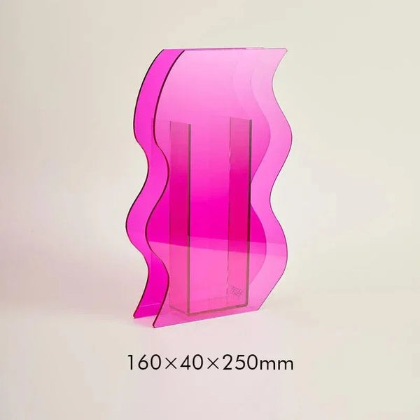 Acrylic Vase for Hydroponic Plants – Modern Nordic Desktop Decor