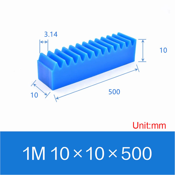 Blue nylon gear rack secure packaging for global shipping protection BeePlastic custom parts