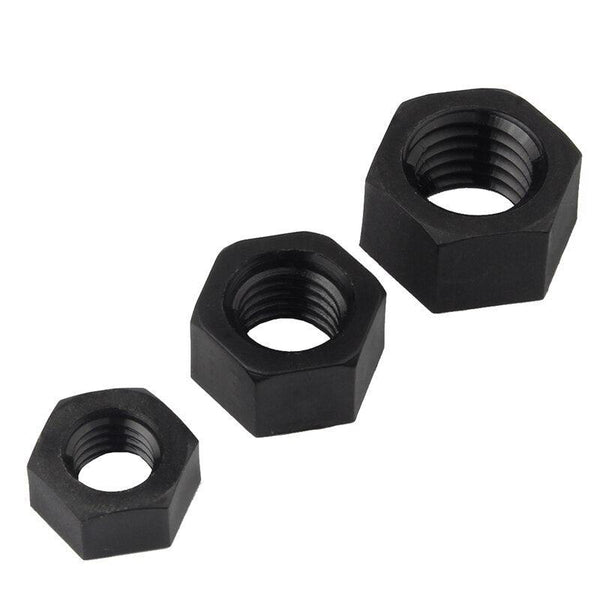 M2 to M20 nylon hex nuts with metric to inch size comparison
