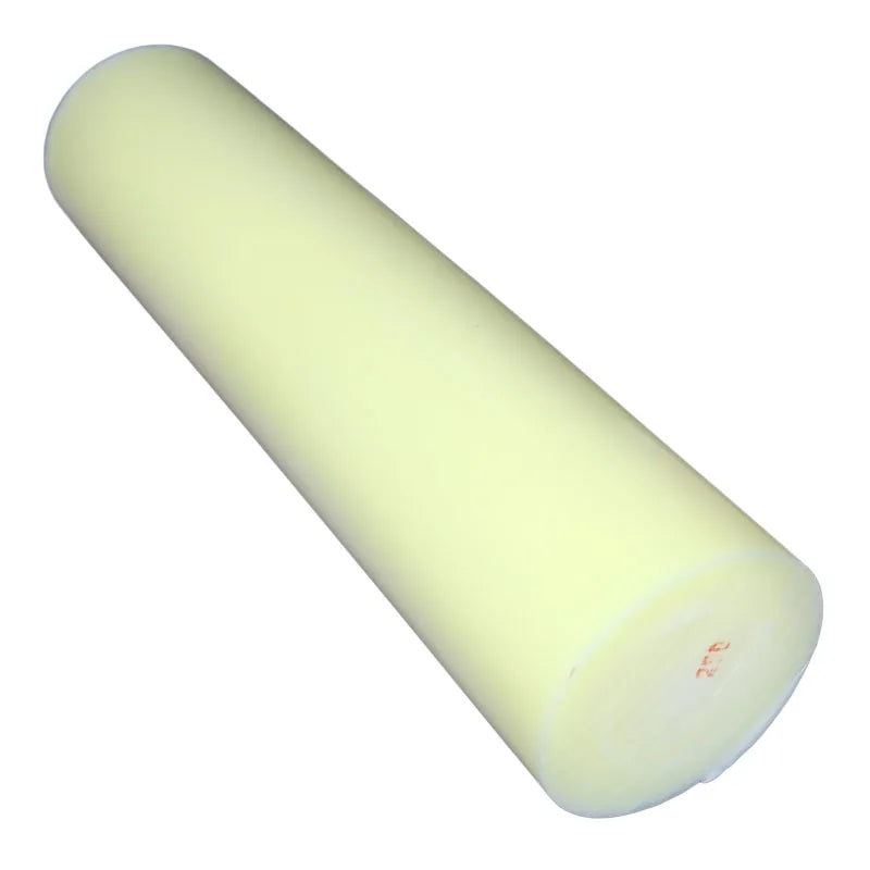 500mm beige nylon rod 40mm diameter, strong machinable plastic rod for precision-engineered parts