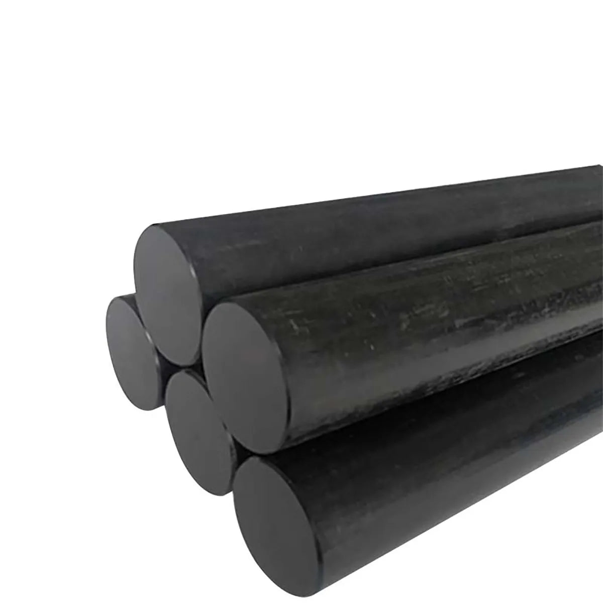500mm nylon rods in beige, blue, black, assorted diameters, premium plastic rods for CNC and custom parts