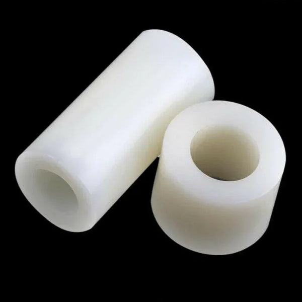 White nylon spacer used in circuit board insulation