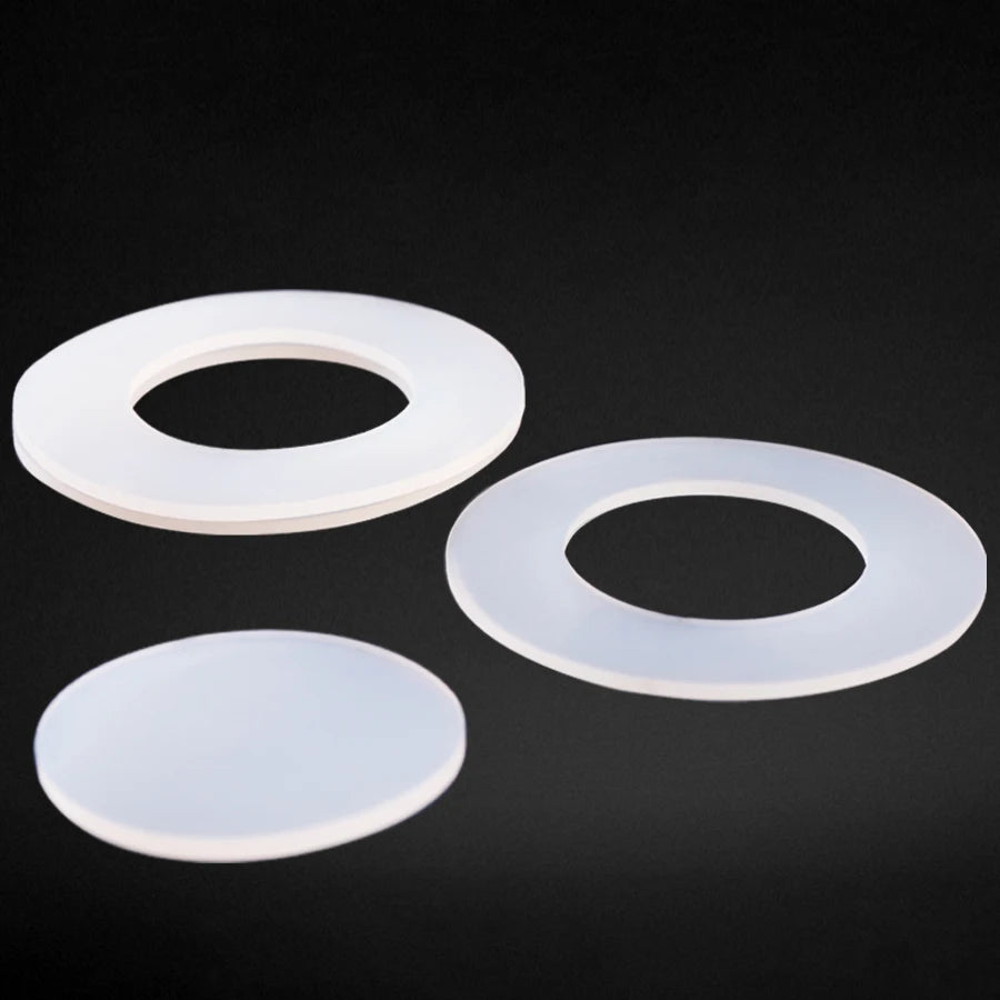 O-ring and flat gasket combo made of silicone rubber, corrosion and leak resistant