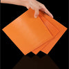 Orange phenolic insulation board 3025 edge and thickness view