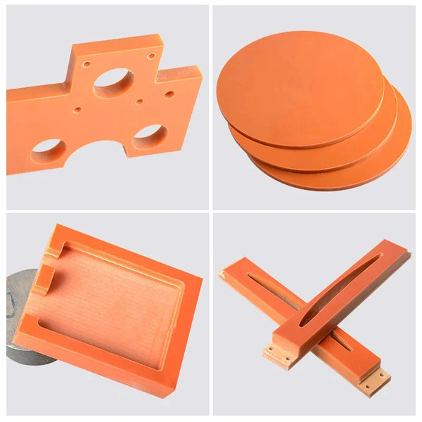 200×200×60 mm (7.87×7.87×2.36 in) phenolic laminate, thick Bakelite plate for tooling fixtures
